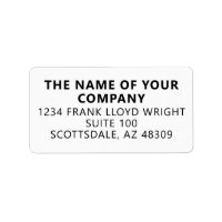 Bedrijf Briefpapier Aangepast Bedrijf Retouradres