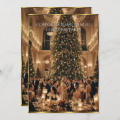 Bedrijf Corporation Kerstfeest Kaart (Voorkant / Achterkant)