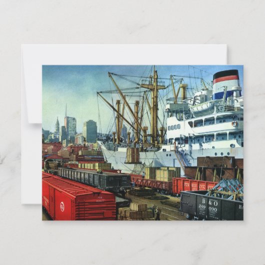 bedrijf, dockvrachttransport (Voorkant)