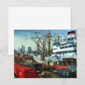 bedrijf, dockvrachttransport (Voorkant / Achterkant)