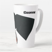 bedrijf, fabrieksmachinist latte mok (Rechterhoek)