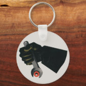 bedrijf, fabrieksmachinist sleutelhanger (Achterkant)