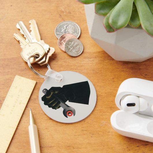 bedrijf, fabrieksmachinist sleutelhanger (Bureau)