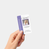 Bedrijf Foto ID badge met Barcode (Handheld)