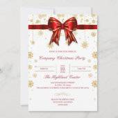 Bedrijf Kerstfeest uitnodiging E-mail Corporate (Voorkant)