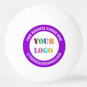 Bedrijf Logo Aangepaste tekst en kleuren Ping Pong Pingpongballen