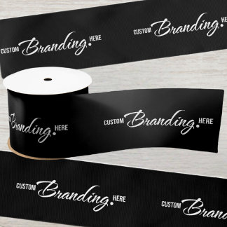 Bedrijf Logo Business Branded Black Gift Wrapping Lint