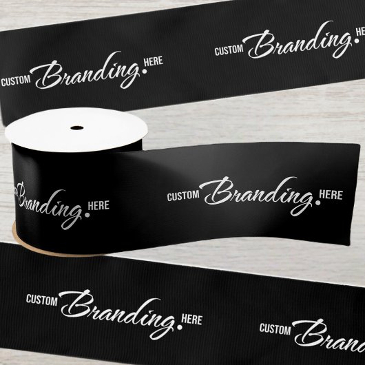 Bedrijf Logo Business Branded Black Gift Wrapping Lint