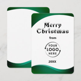 Bedrijf Logo Business Christmas Wenskaarten