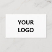 Bedrijf Logo Contactgegevens Professional Visitekaartje (Achterkant)