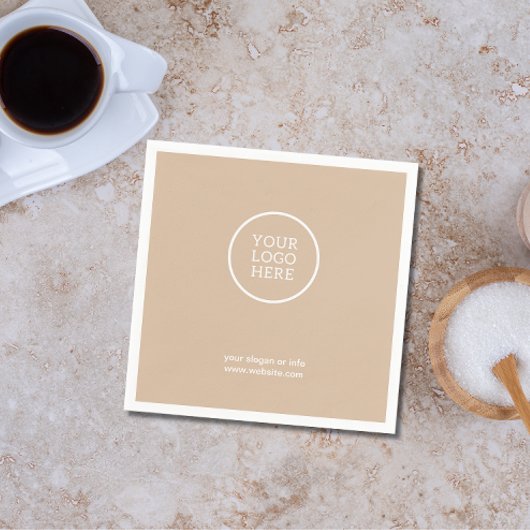 Bedrijf Logo Corporate Papieren servetten