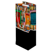 Bedrijf Logo Deuren Dank u Cliënt Gift Wijn Cadeautas (Achterkant Gekanteld)