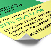 Bedrijf Logo, Dog Trainer Adverteren Poster (Hoek)