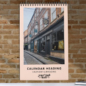 Bedrijf Logo Eenvoudige minimalistische promotie Kalender