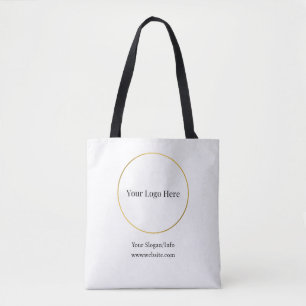 Bedrijf Logo Elegant Branded Business Sjabloon Draagtas