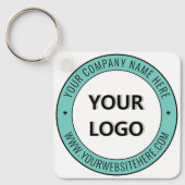 Bedrijf Logo en tekst Business Sleutelhanger Sjabl (Voorkant)