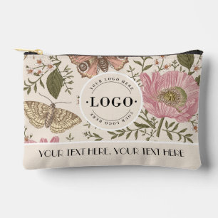 Bedrijf Logo Firma Botanisch Bloemmotief Etui