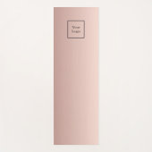 Bedrijf logo goud metaalbedrijf yogamat (Voorkant)