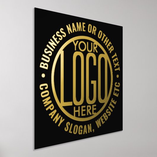 Bedrijf Logo Modern Elegant Business Promotional Folie Afdrukken (Laagn)