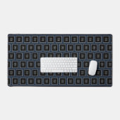 Bedrijf logo Navy Blue Minimalist Bureaumat (Keyboard & Muis)