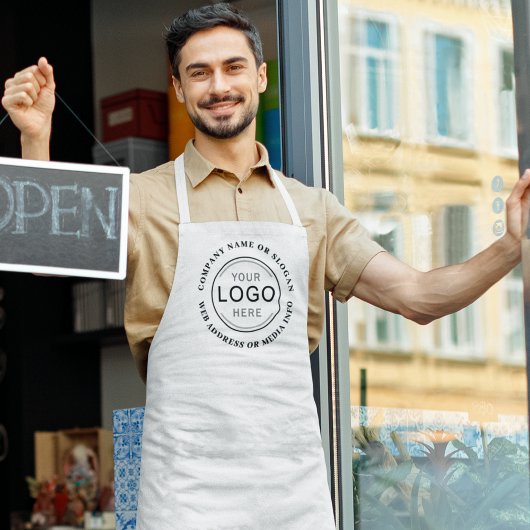 Bedrijf Logo of merk Modern Professioneel Schort