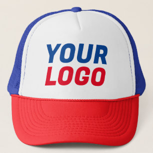 Bedrijf Logo  Rood Wit Blauw Trucker Pet