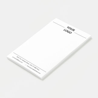 Bedrijf Logo Tekst Zakelijke Post-it® notes Sjablo
