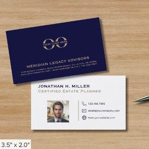 Bedrijf Logo Visitekaartjes met foto