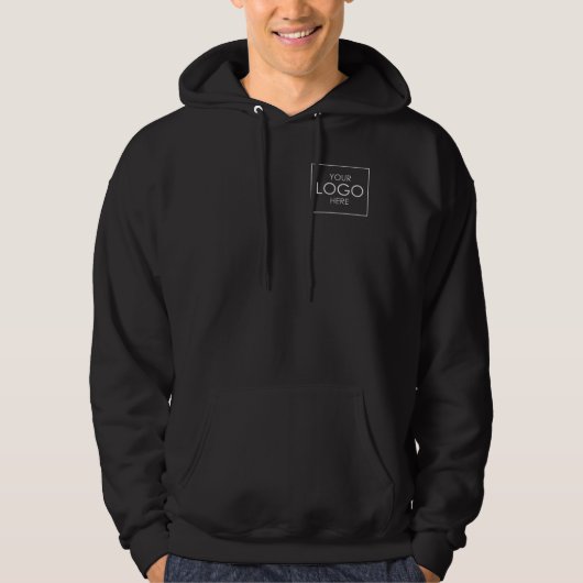 Bedrijf Logo Voor en Achterontwerp Douanezaken Hoodie (Voorkant)
