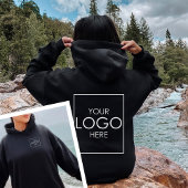 Bedrijf Logo Voor en Achterontwerp Douanezaken Hoodie