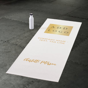 Bedrijf logo white classic business studio yogamat