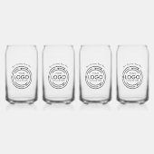 Bedrijf Logo | Zakelijk bedrijf Blikvorm Glas (Voorkant)