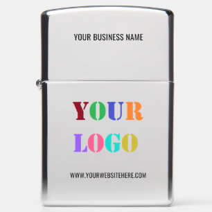 Bedrijf Logo Zippo aansteker Voorbeeld aangepaste 