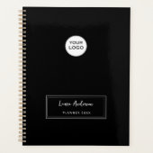 Bedrijf Logo Zwart-wit Planner (Voorkant)