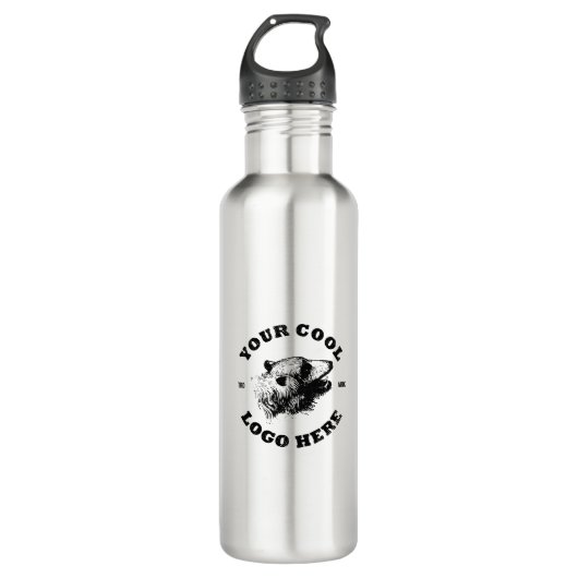 Bedrijf met Logo Aangepaste promotie Waterfles (Voorkant)