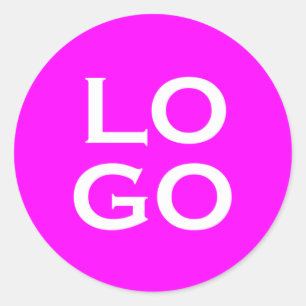 Bedrijf of Bedrijfs de Logo van de Douane op Magen Ronde Sticker