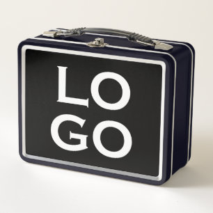 Bedrijf of Business Custom Logo op zwart