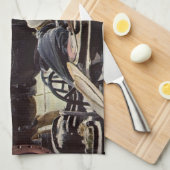 Bedrijf, Olieplatform op de Oceaan Theedoek (Quarter Fold)