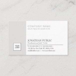 Bedrijf Professional Elegant Logo Modern Visitekaartje