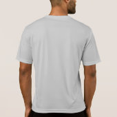 Bedrijf QR Code Scan Me Mannen Front Print Silver T-shirt (Achterkant)