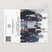 Bedrijf QRCODE Kalender Bedrijf Logo Feestdagenkaart (Achterkant)