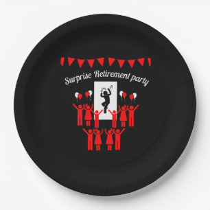 Bedrijf Surprise Pensioen Partij Papieren Bordje