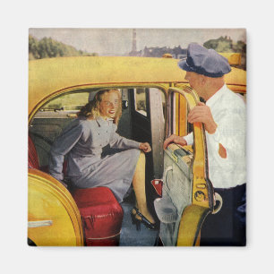  bedrijf, taxichauffeur taxi magneet