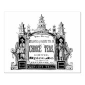 bedrijf Tea en Coffee en kunststempel Rubberstempel (Afrduk)