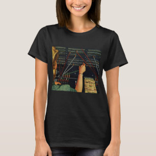 bedrijf, telefoonswitchbordbeheerder t-shirt