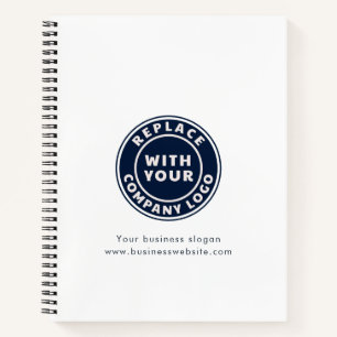 Bedrijf toevoegen Logo DIY Business Branded Promot Notitieboek