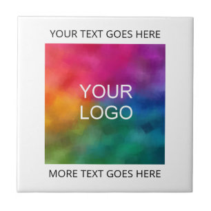 Bedrijf uploadt uw eigen Logo hier Tegeltje