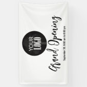 Bedrijf Uw Logo Grand Opening toevoegen Spandoek (Verticaal)