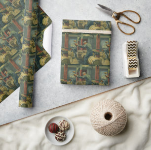  bedrijf, wijn die kurkwijn maakt cadeaupapier