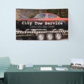 Bedrijfs banner voor sleepdienst (Beurs)